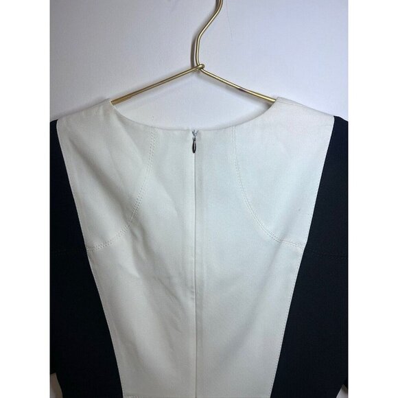 Aquilano Rimondi Sheath Dress Black White Size EU 44 - Picture 9 of 15